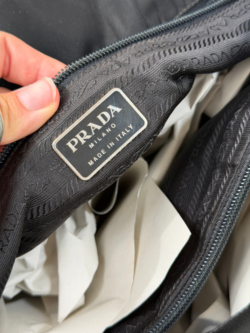 RR ARCHIVE Prada Nylon Double Handle Big Tote