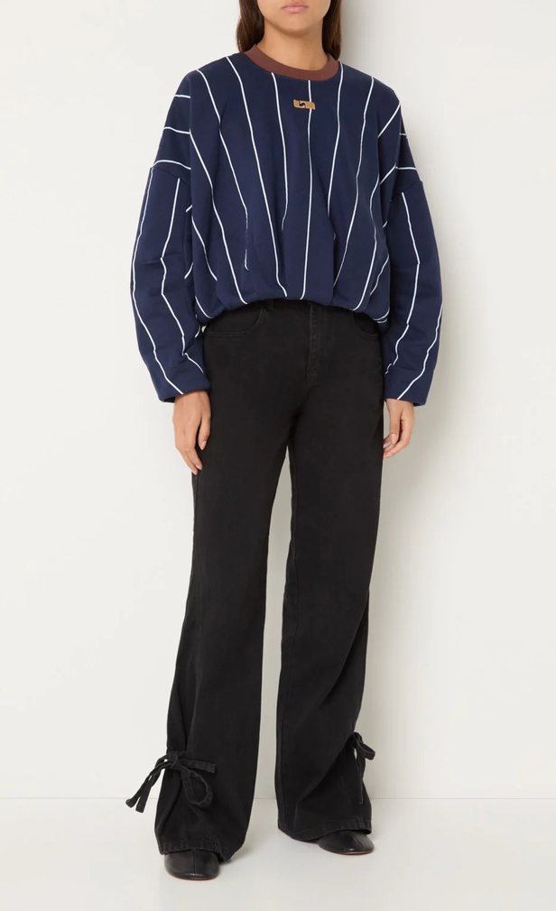 Laagam Kelly Striped Sweatshirt