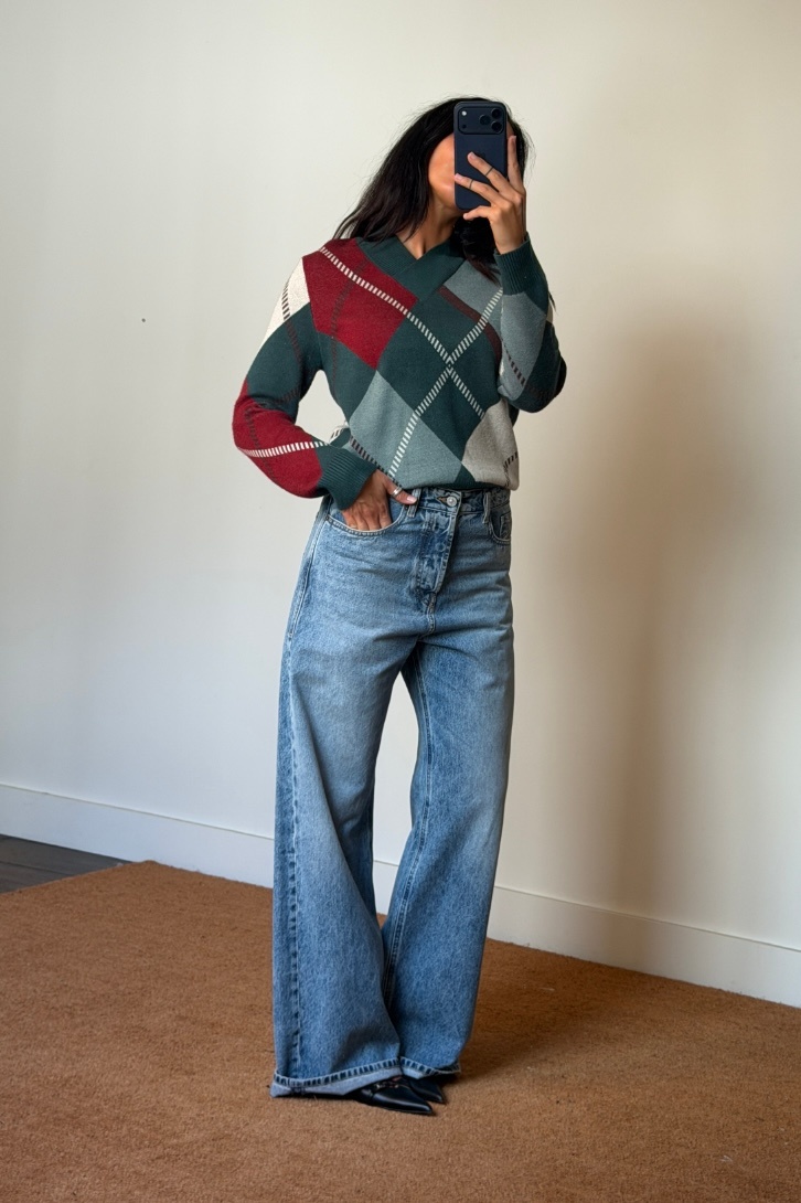 Laagam Laufey Checked Knit