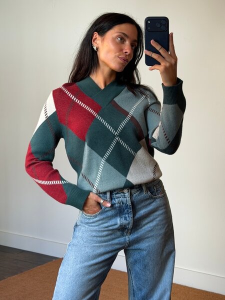 Laagam Laufey Checked Knit