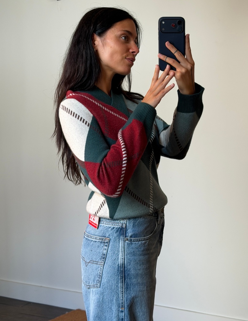 Laagam Laufey Checked Knit