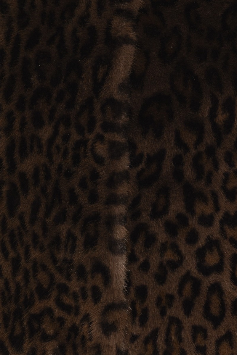 Rotate Faux Fur Crop Jacket