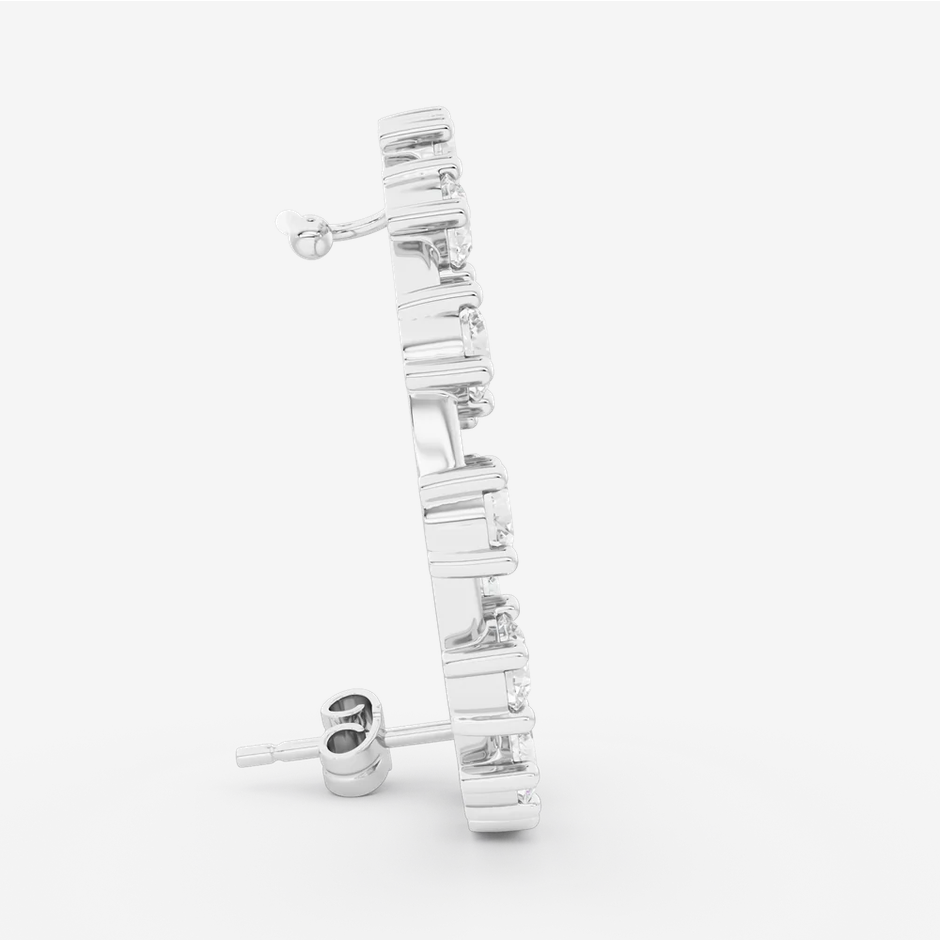 Billion Avenue Ray Diamond Earstud