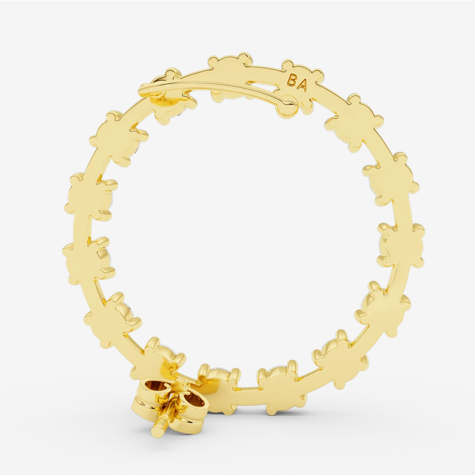 Billion Avenue Ray Diamond Earstud
