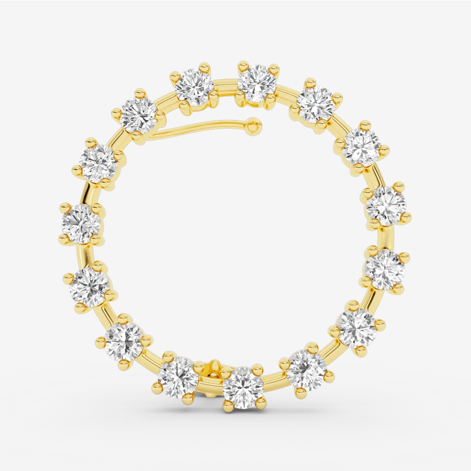 Billion Avenue Ray Diamond Earstud