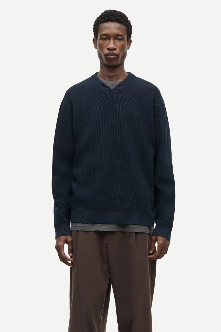 Samsoe Samsoe Men Saklas V-Neck Knit