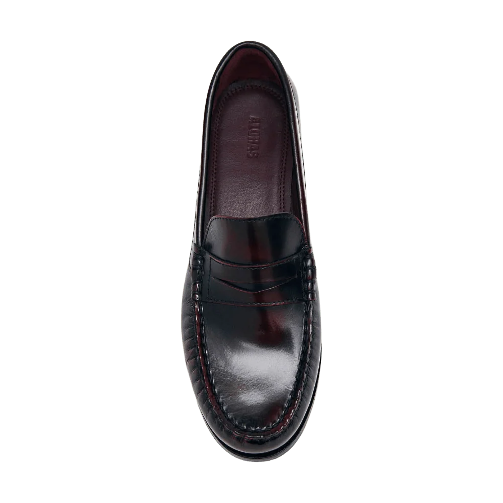 Alohas Rivet Leather Loafers