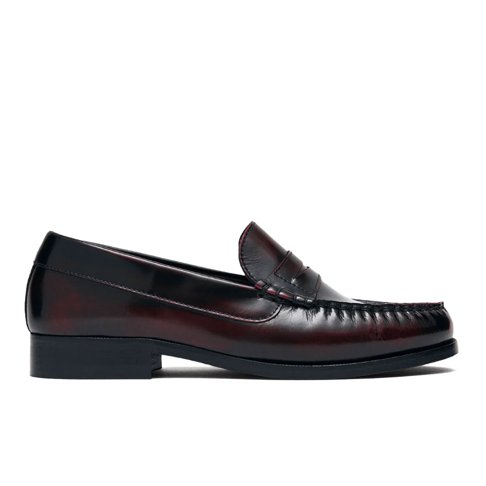 Alohas Rivet Leather Loafers