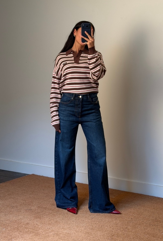 Rotate Slinky Knit Polo