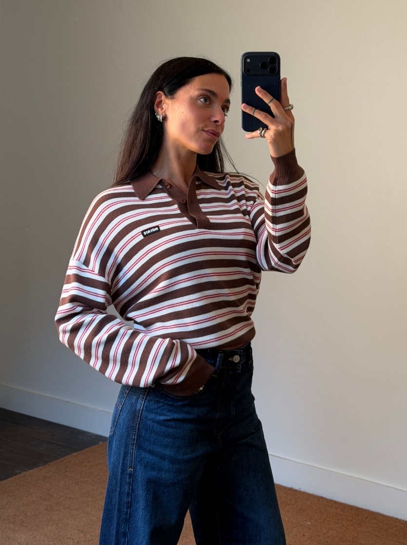 Rotate Slinky Knit Polo