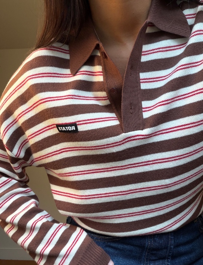 Rotate Slinky Knit Polo