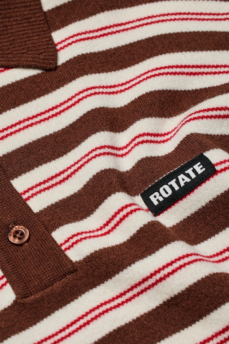 Rotate Slinky Knit Polo