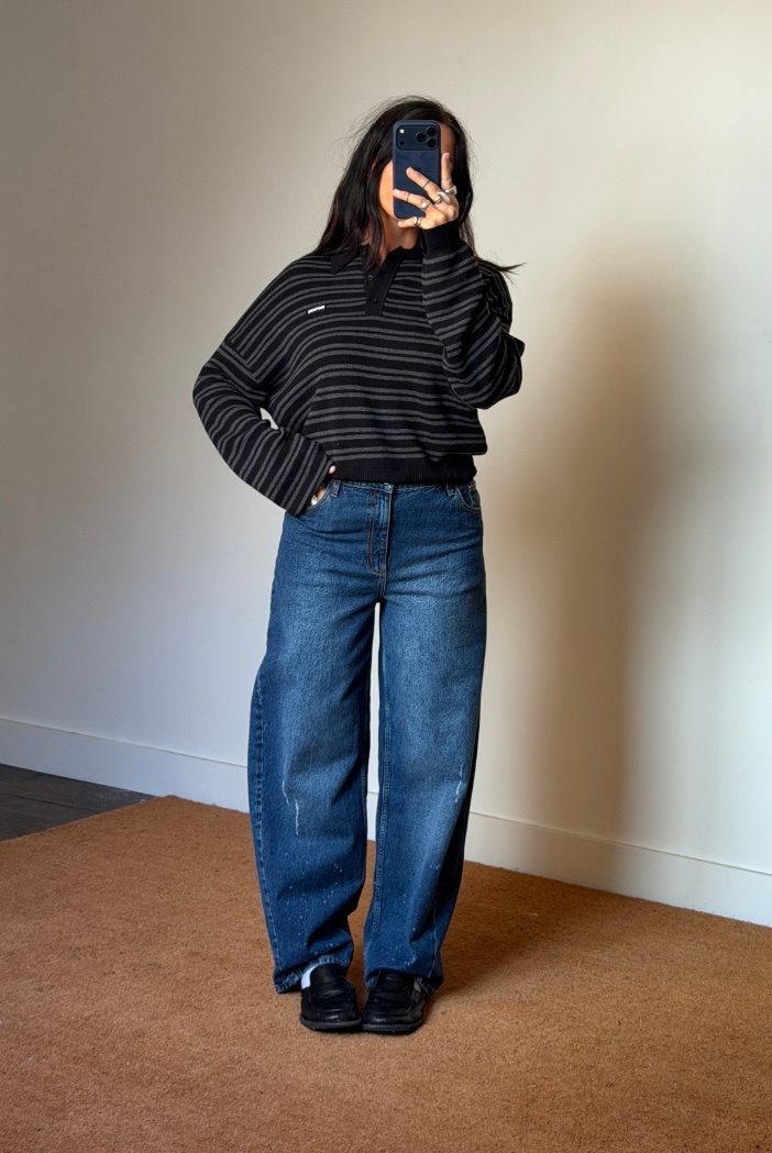 Rotate Slinky Knit Polo