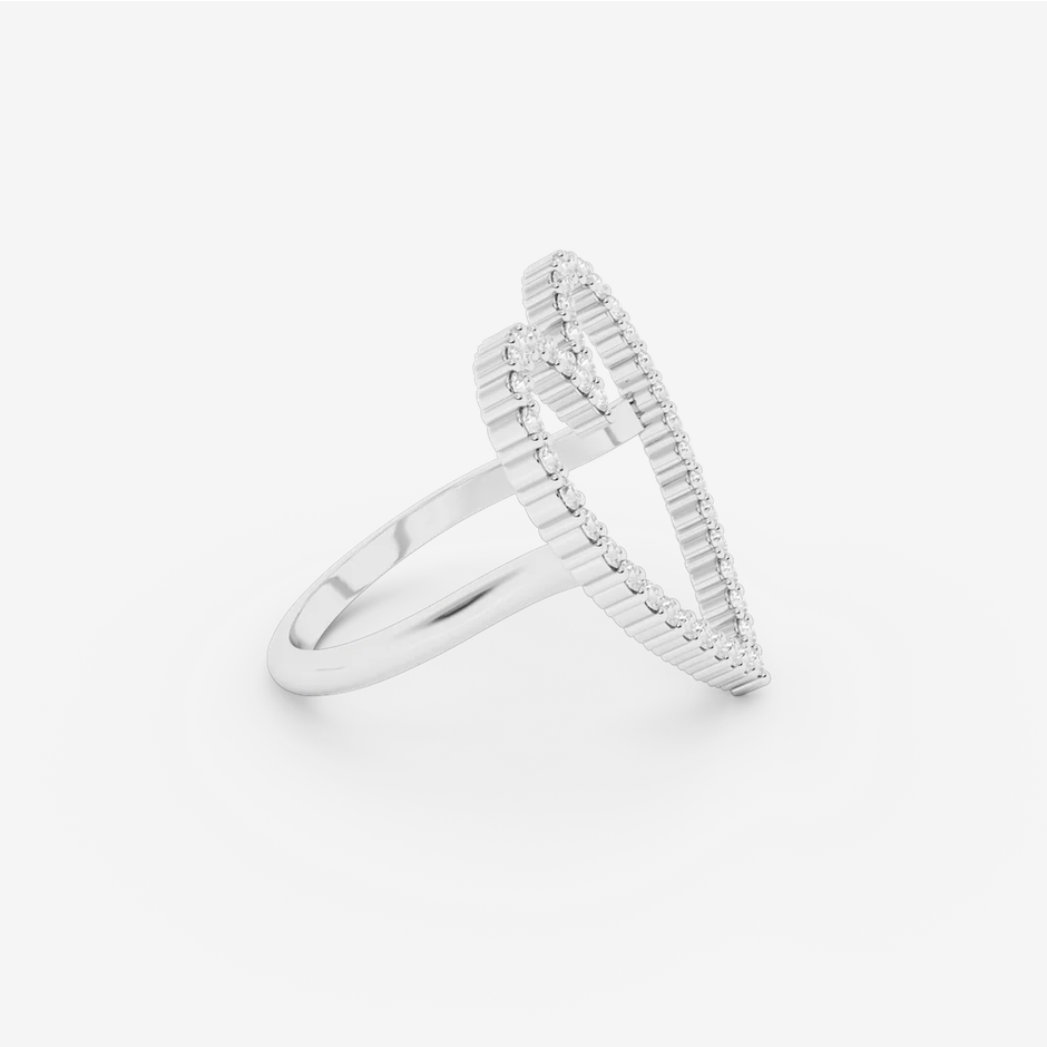 Billion Avenue Heart Diamond Ring