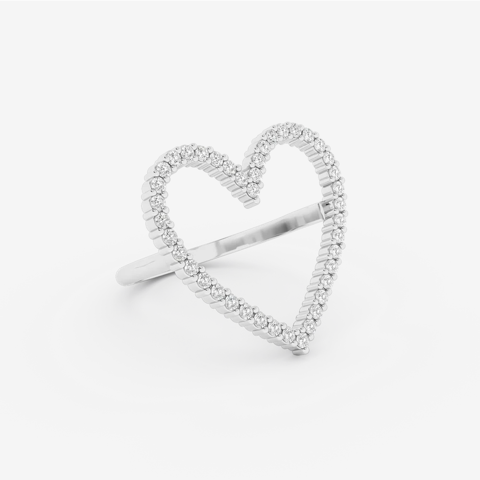 Billion Avenue Heart Diamond Ring