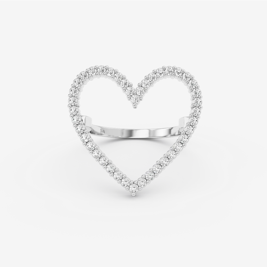 Billion Avenue Heart Diamond Ring