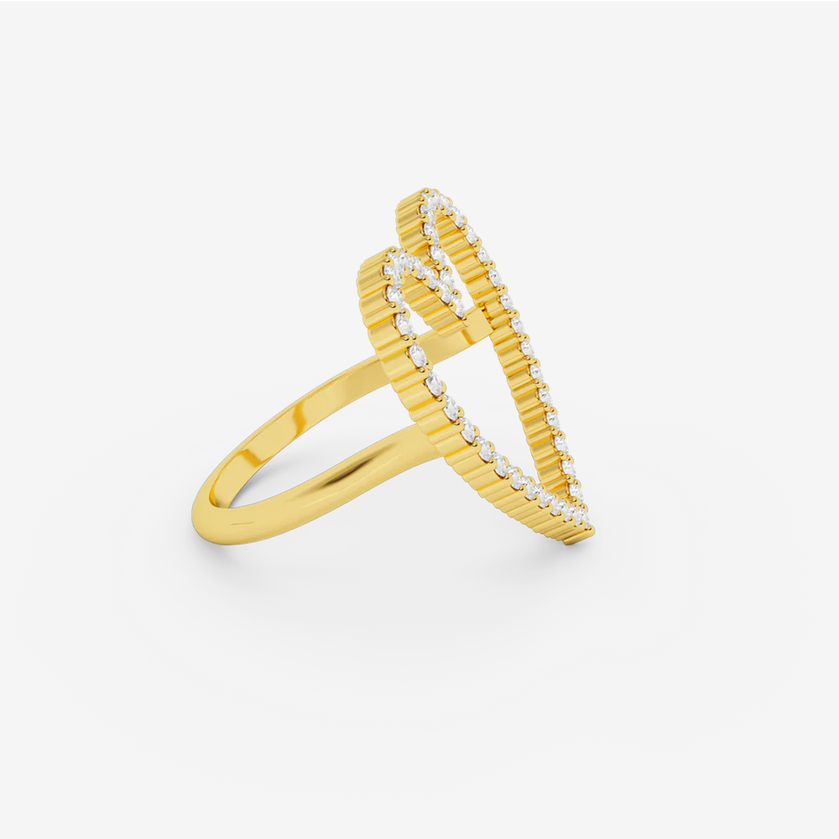 Billion Avenue Heart Diamond Ring