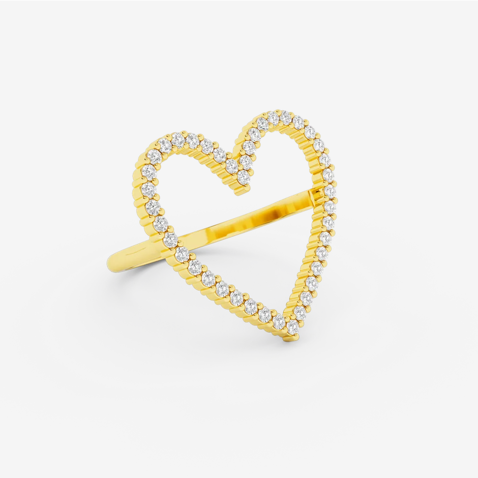 Billion Avenue Heart Diamond Ring