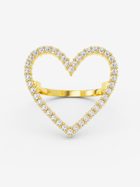 Billion Avenue Heart Diamond Ring