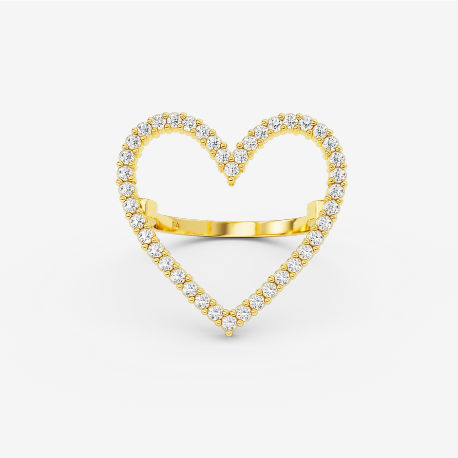 Billion Avenue Heart Diamond Ring