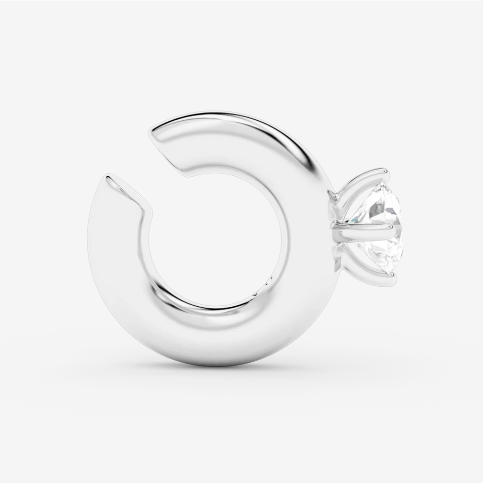 Billion Avenue Solitaire Chunky Kos Earcuff