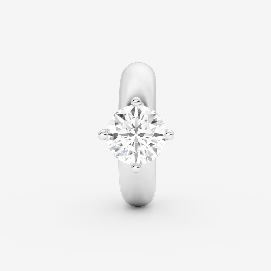 Billion Avenue Solitaire Chunky Kos Earcuff
