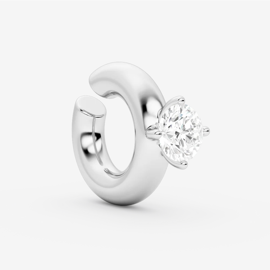 Billion Avenue Solitaire Chunky Kos Earcuff
