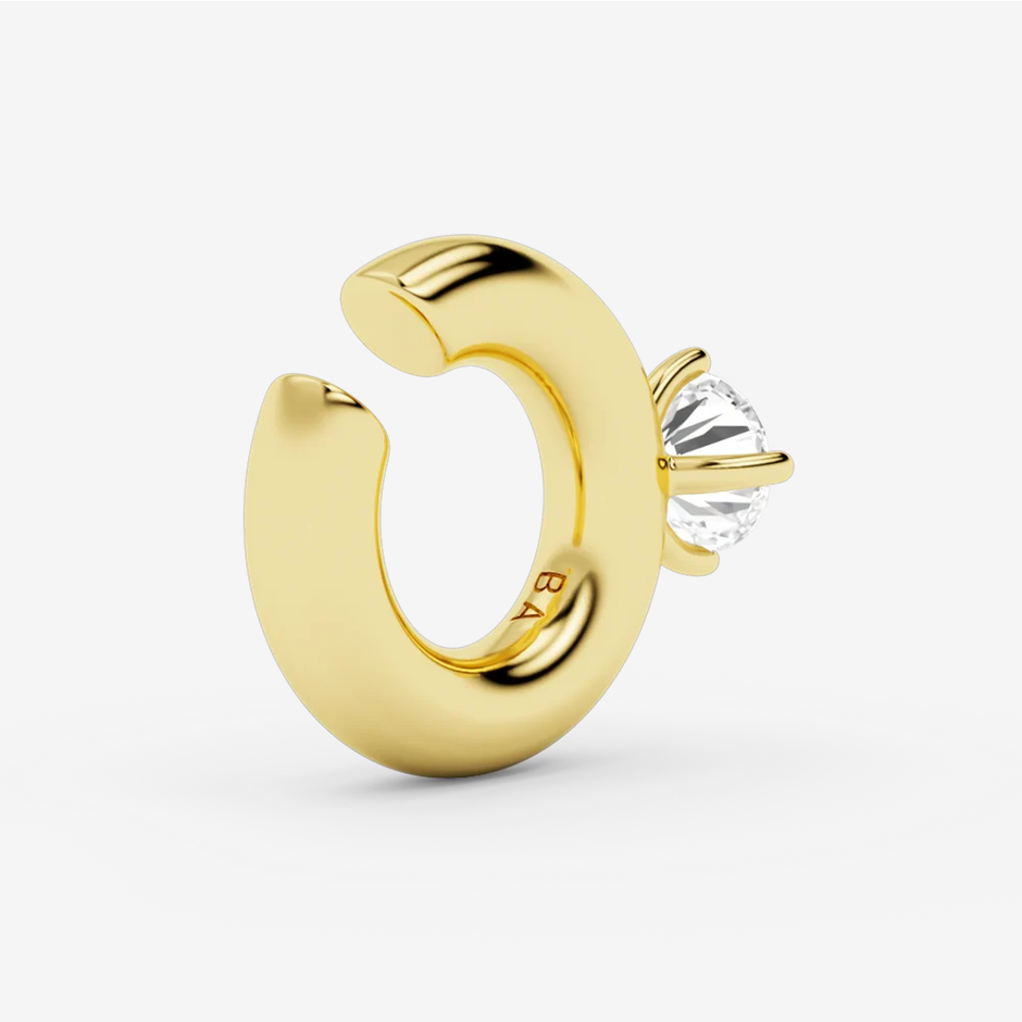 Billion Avenue Solitaire Chunky Kos Earcuff