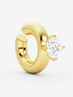 Billion Avenue Solitaire Chunky Kos Earcuff