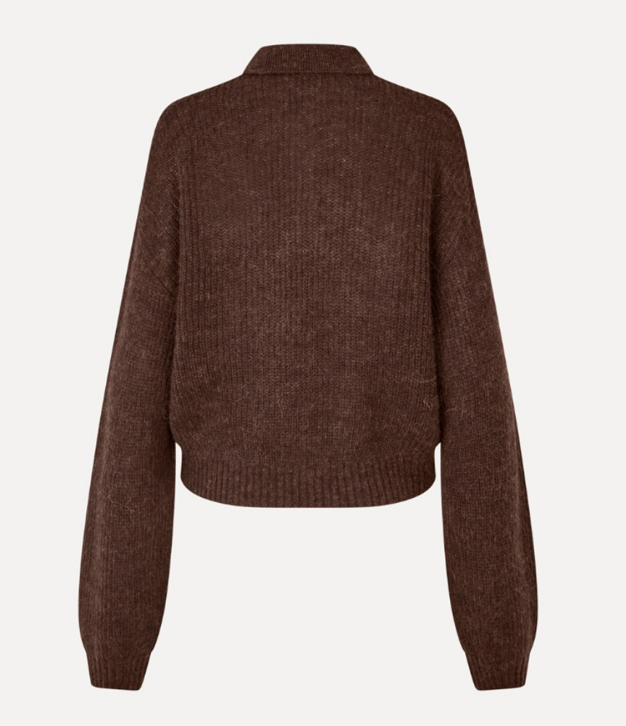 Rotate Fluffy Knit Polo
