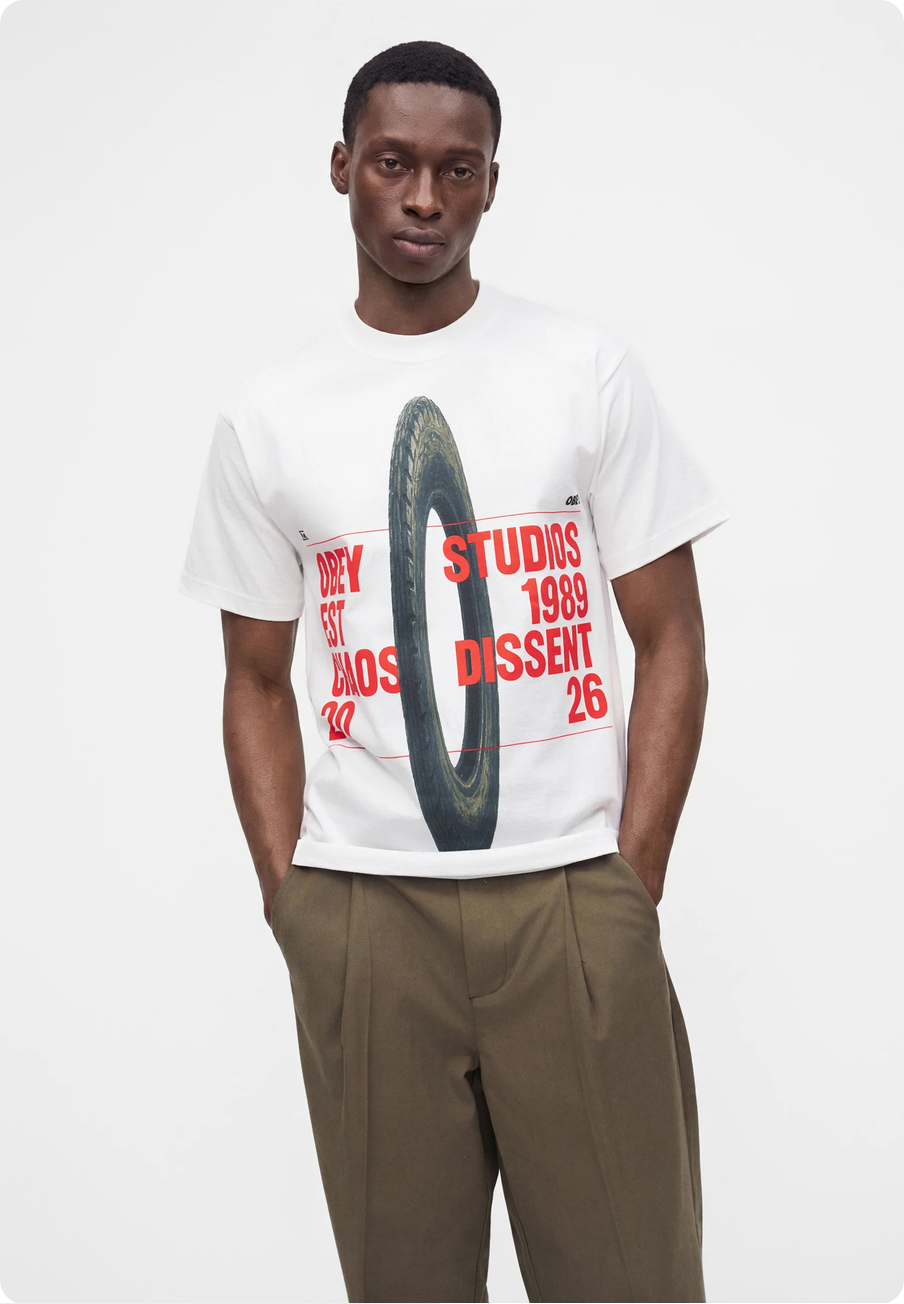 Obey Men Studios Chaos Dissent T-Shirt