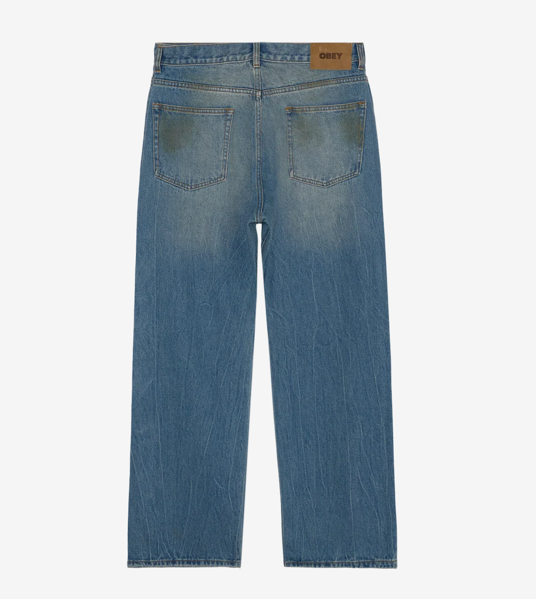 Obey Men Nelson Straight Denim Jeans