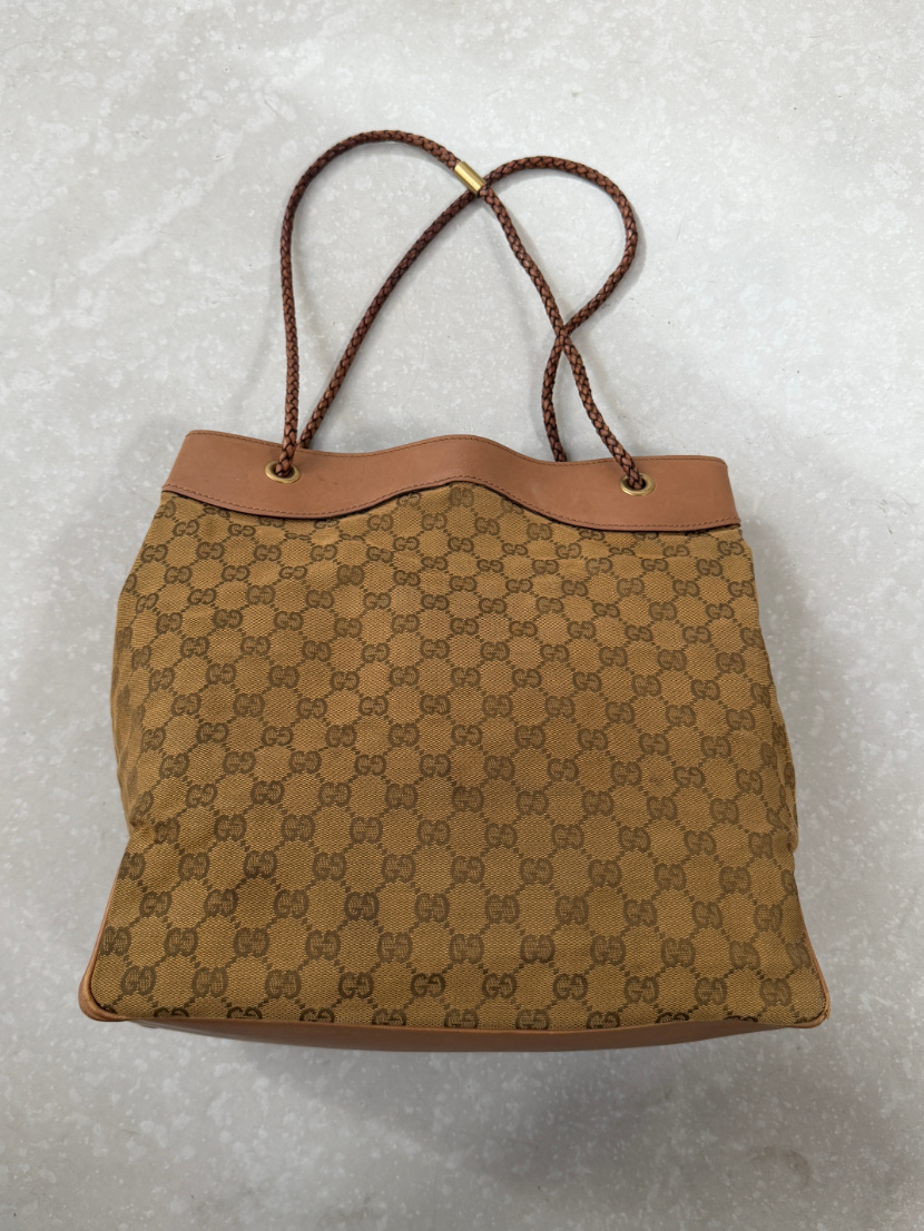 RR ARCHIVE Gucci GG Canvas Tote