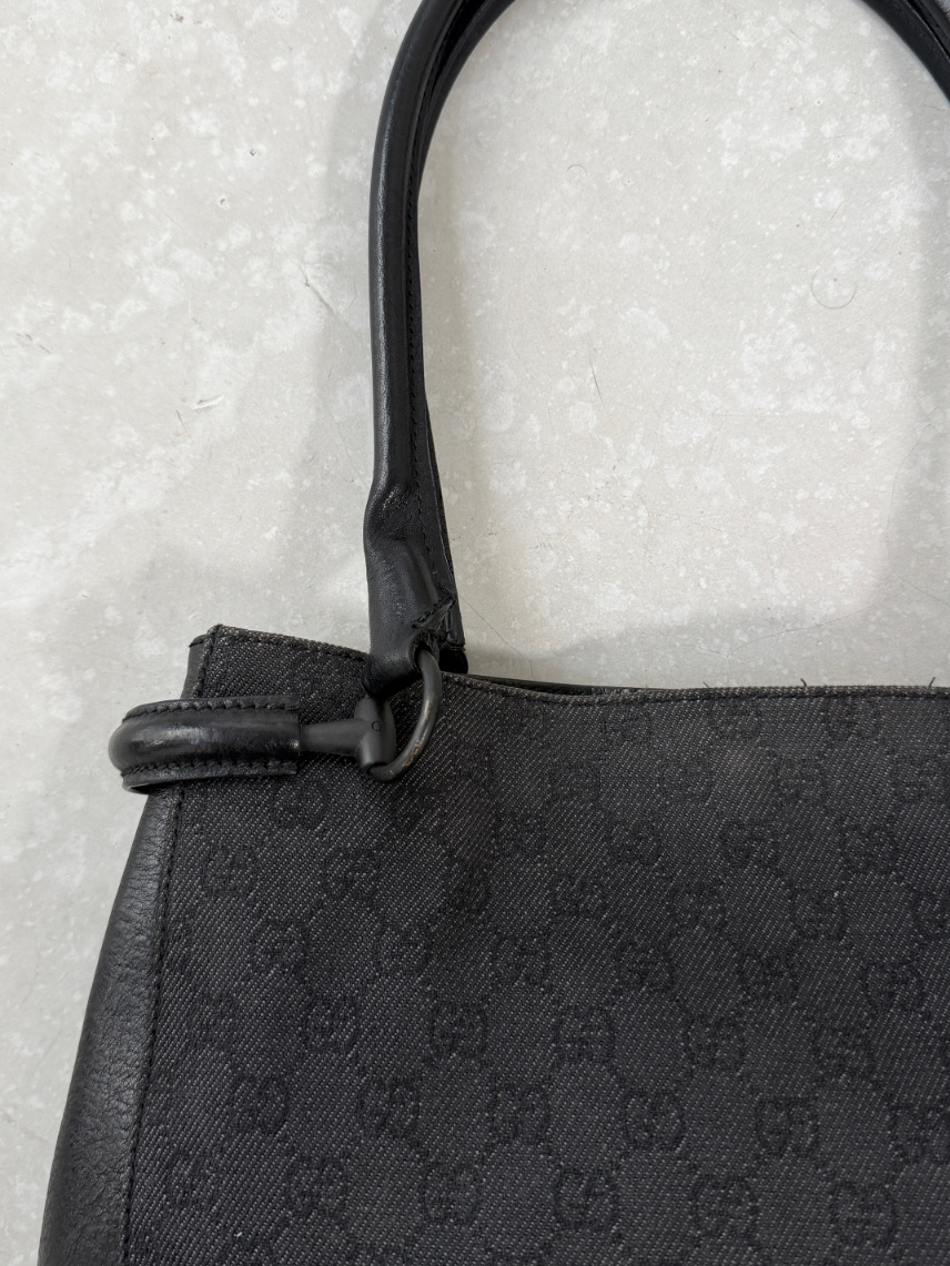 RR ARCHIVE Gucci GG Canvas Reins Shoulder Bag
