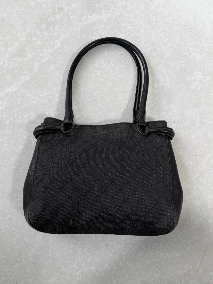 RR ARCHIVE Gucci GG Canvas Reins Shoulder Bag