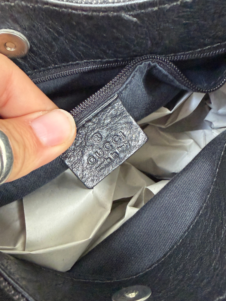 RR ARCHIVE Gucci GG Canvas Reins Shoulder Bag