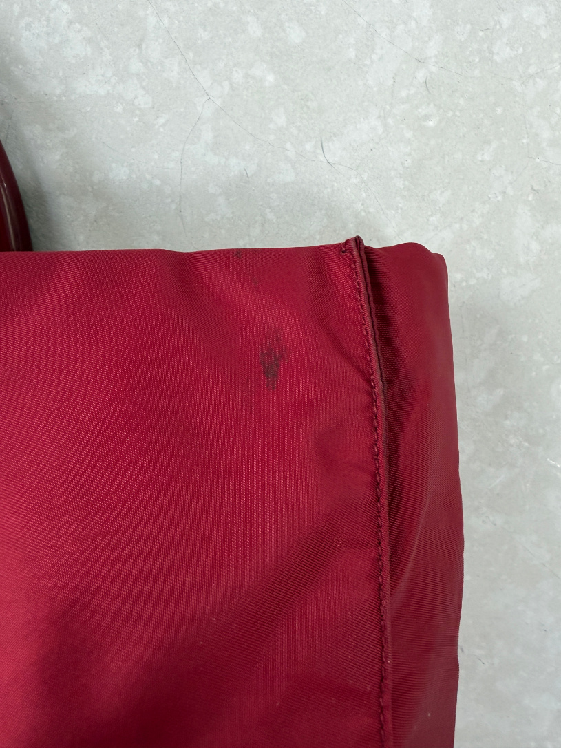 RR ARCHIVE Prada Nylon Plexi Handle Tote