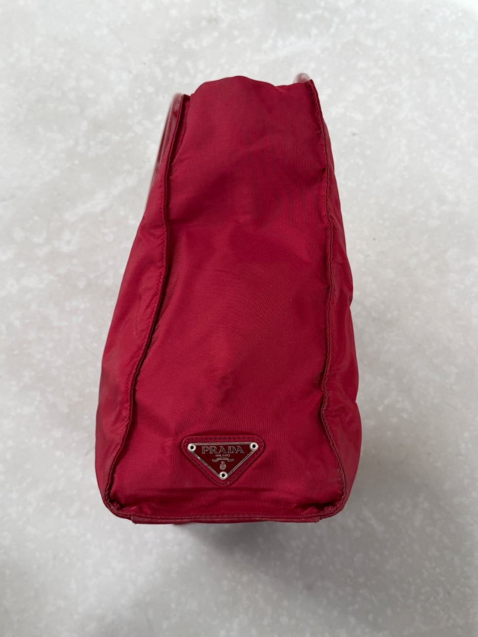 RR ARCHIVE Prada Nylon Plexi Handle Tote