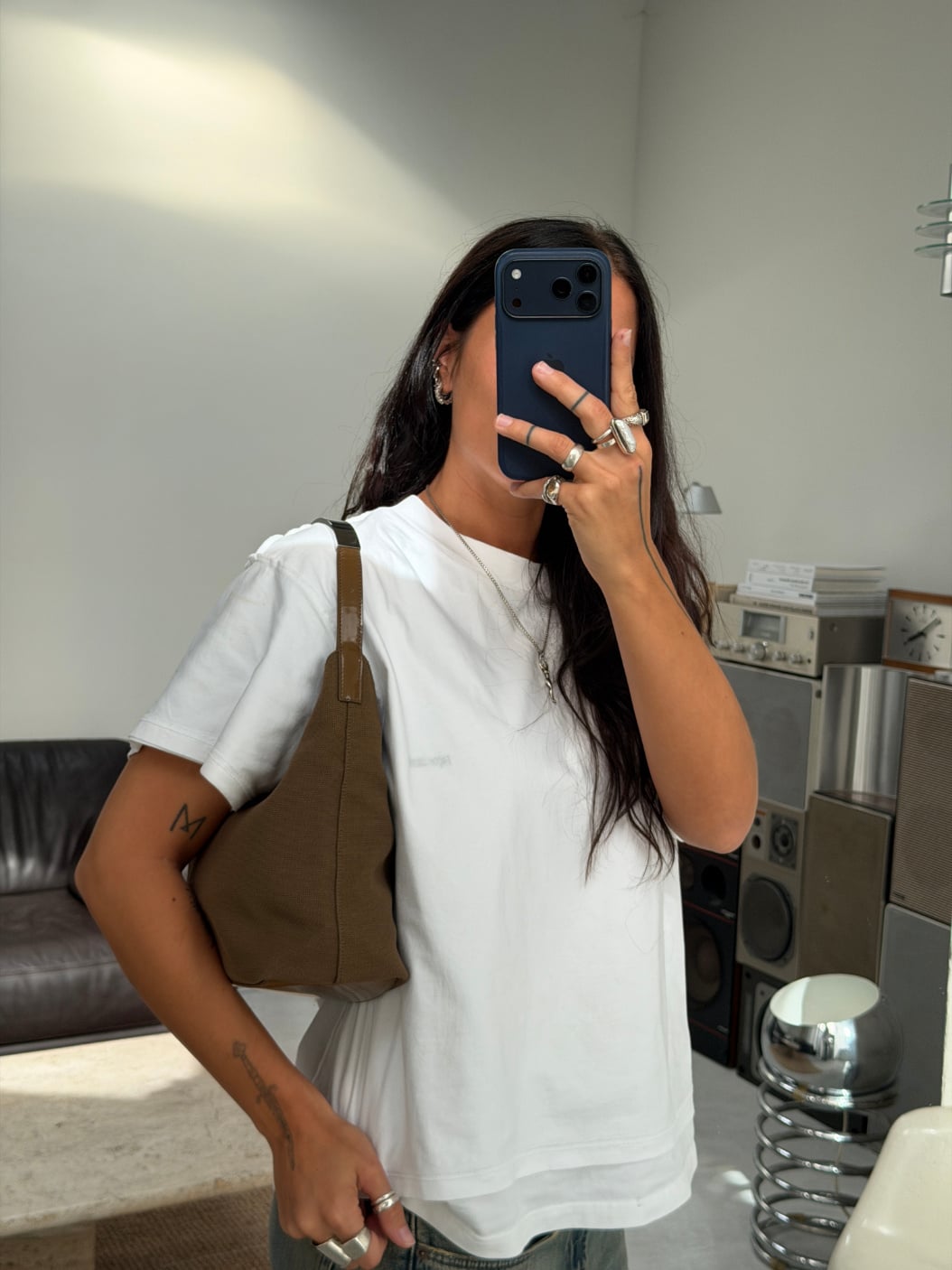 RR ARCHIVE Gucci Canvas Metal Handle Bag