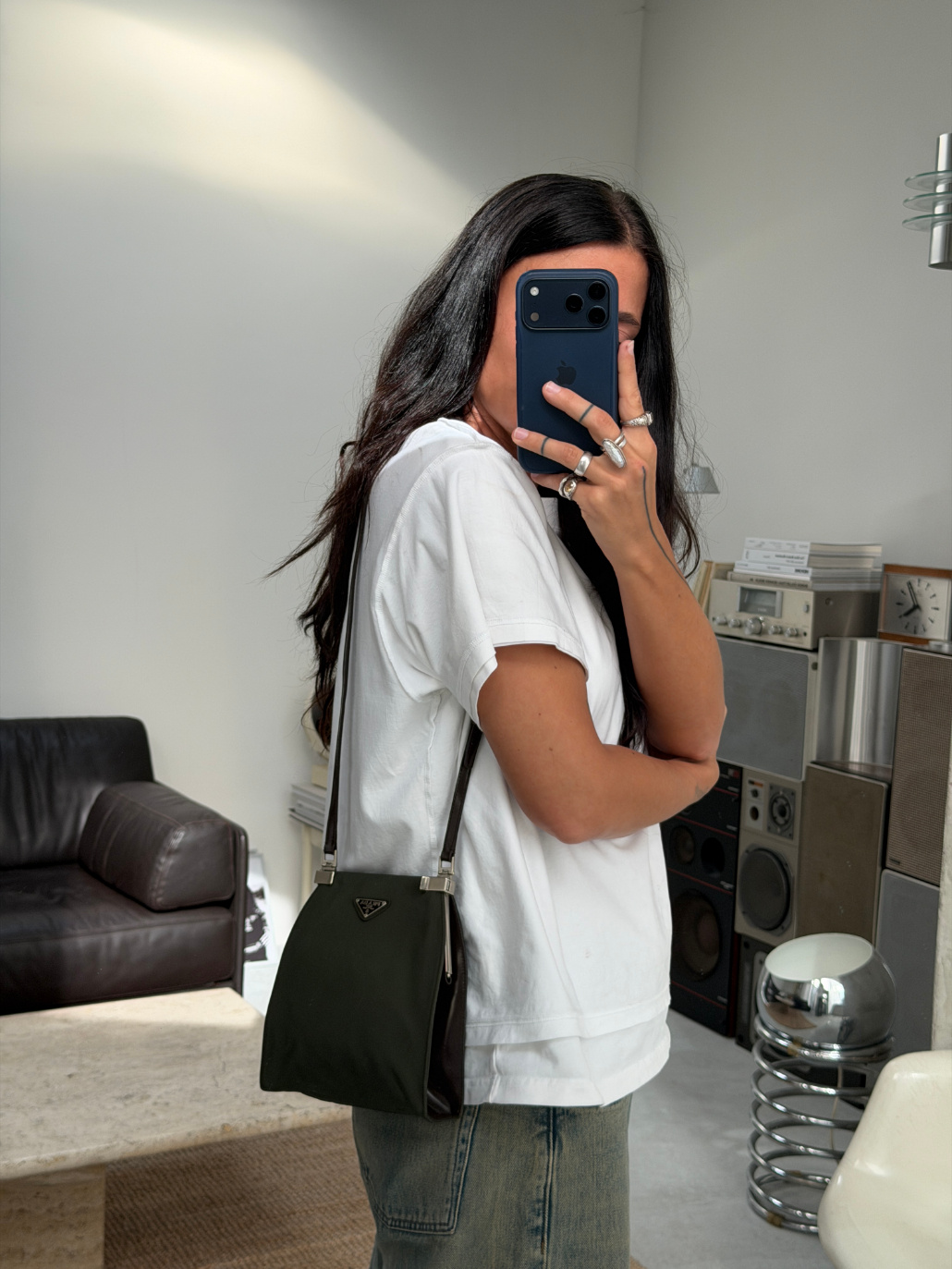 RR ARCHIVE Prada Nylon Mini Clip Bag