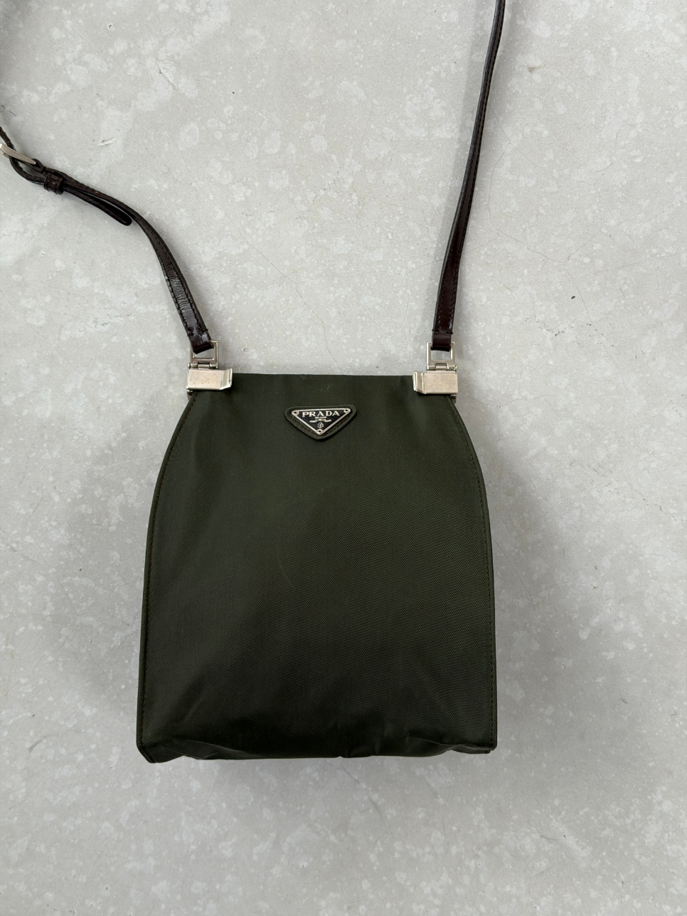 RR ARCHIVE Prada Nylon Mini Clip Bag