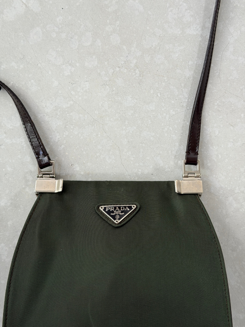 RR ARCHIVE Prada Nylon Mini Clip Bag