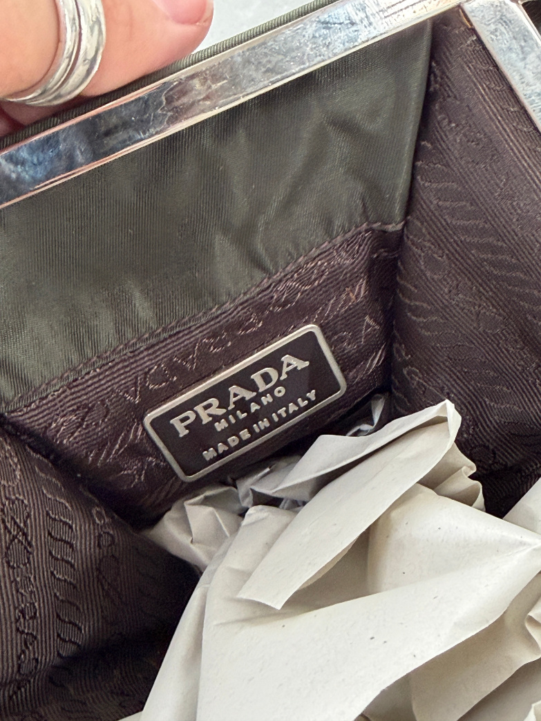 RR ARCHIVE Prada Nylon Mini Clip Bag