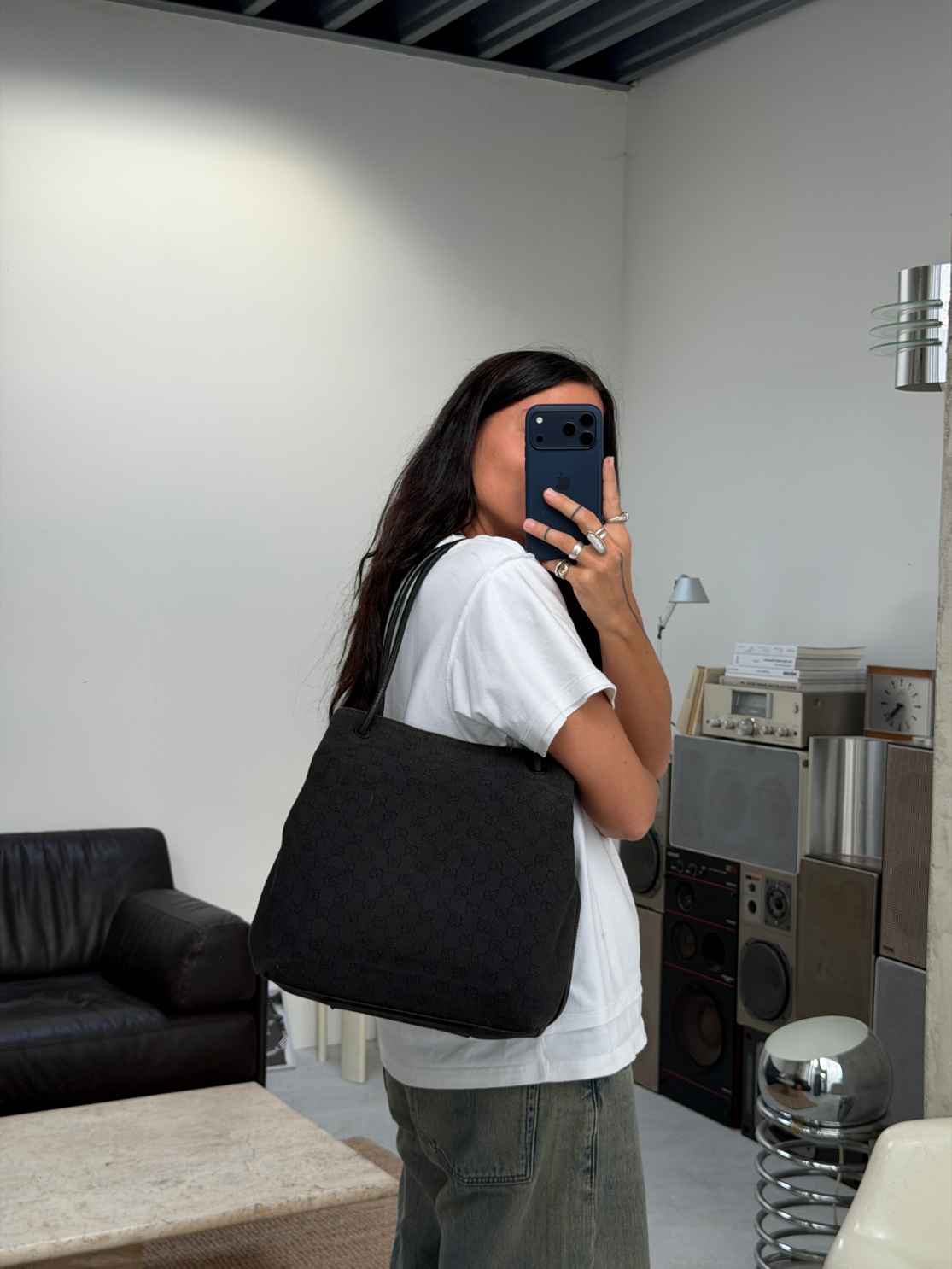 RR ARCHIVE Gucci GG Canvas Shoulder Bag