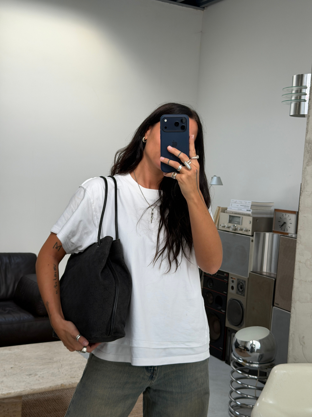 RR ARCHIVE Gucci GG Canvas Shoulder Bag