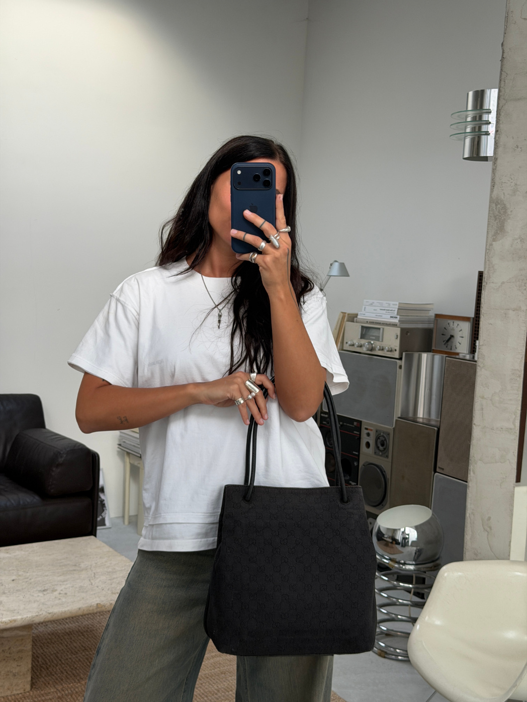 RR ARCHIVE Gucci GG Canvas Shoulder Bag