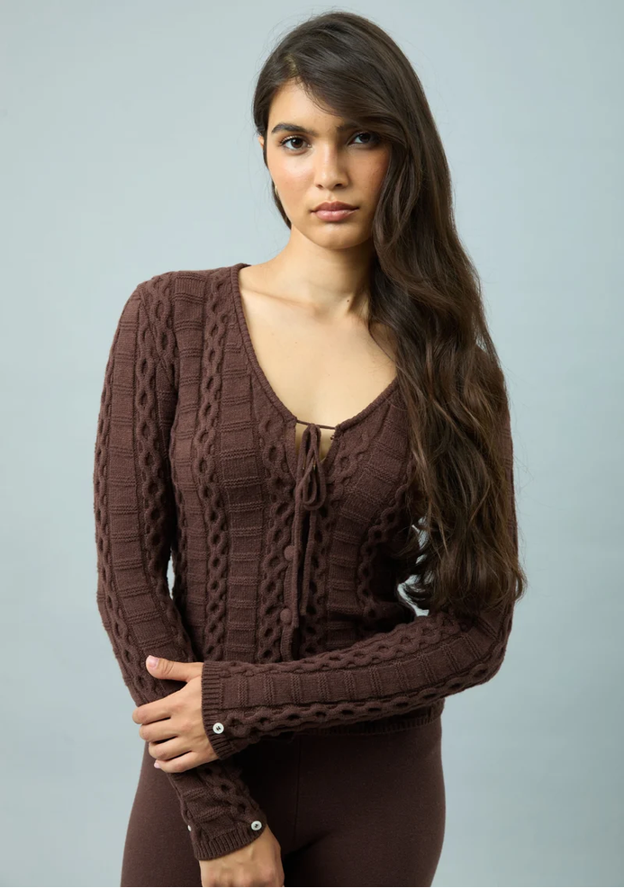 House of Sunny Cable Peggy Knit