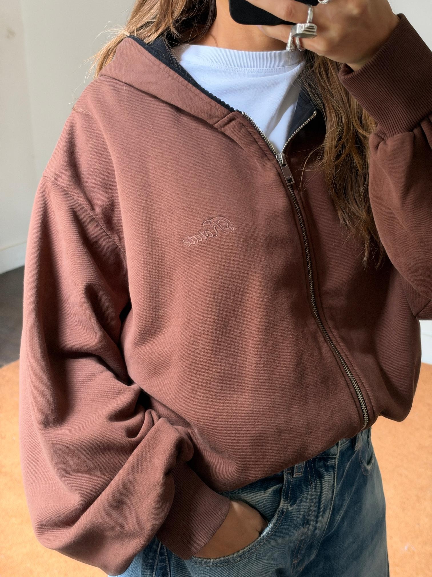 Rotate Zip Sweat Hoodie