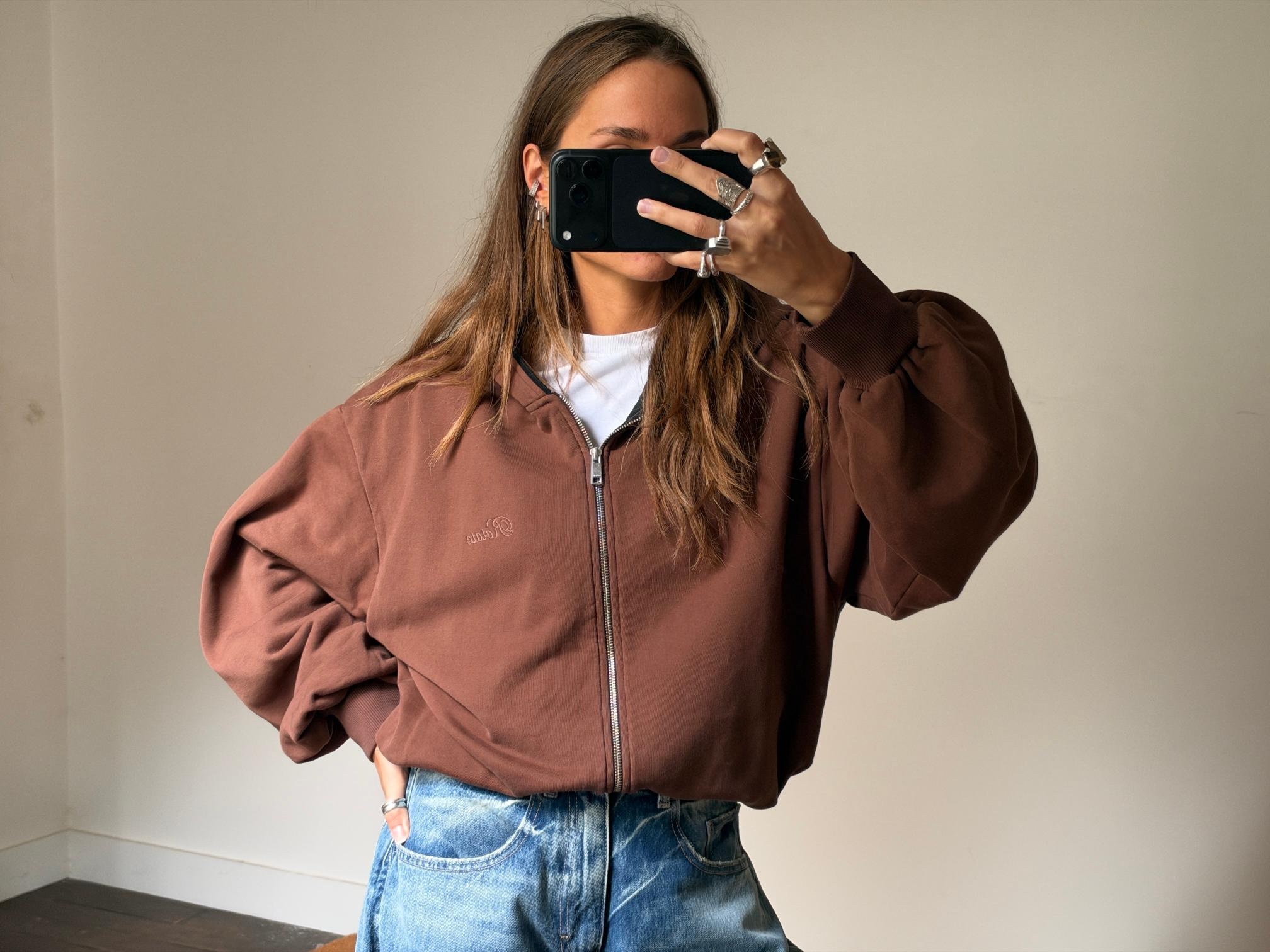 Rotate Zip Sweat Hoodie