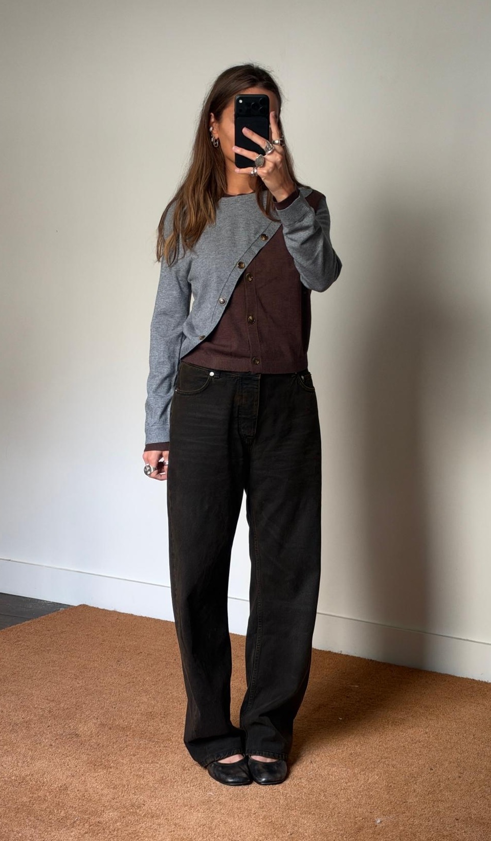 Laagam Egla Asymmetric Cardigan